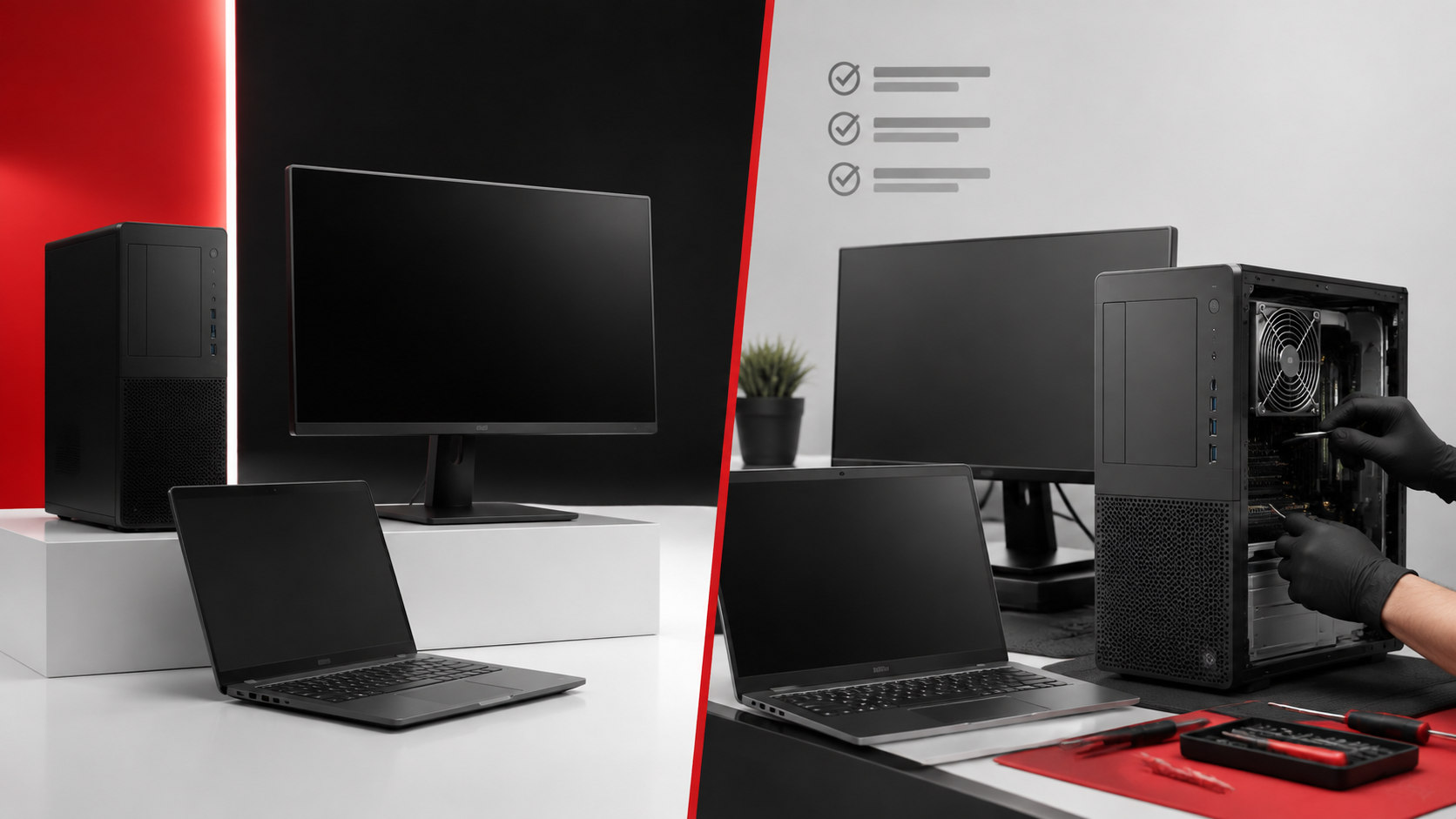 Comparación entre computador nuevo y computador reacondicionado en Chile