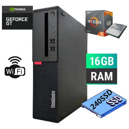 Lenovo M725 Ryzen 5 16gb Ddr4 240gb Ssd Wifi  Pc Rapido