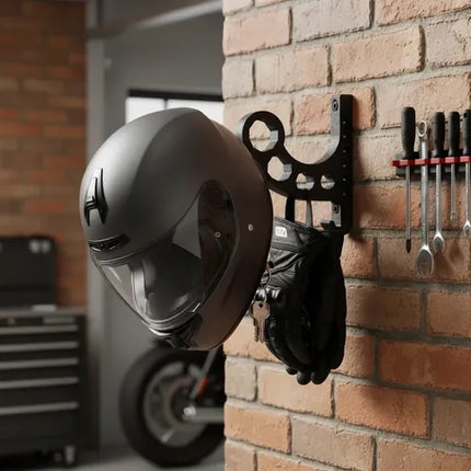 Soporte Para Casco Motocicleta Grande Calidad Premium 3d