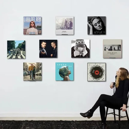 Soporte De Pared Para Almacenamiento De Discos De Vinilo 3d