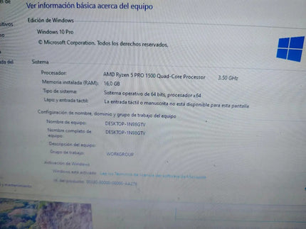 Lenovo M725 Ryzen 5 16gb Ddr4 240gb Ssd Wifi  Pc Rapido