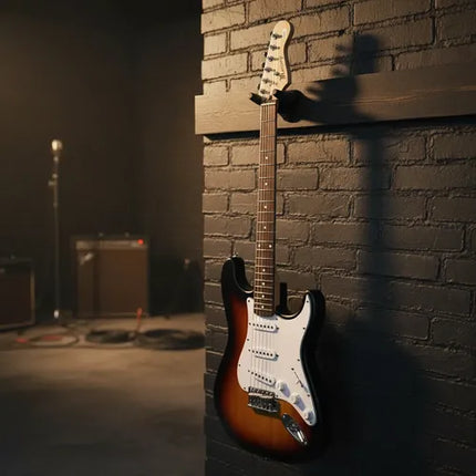 Soporte Colgador Guitarra Electrica Para Pared Generica 3d