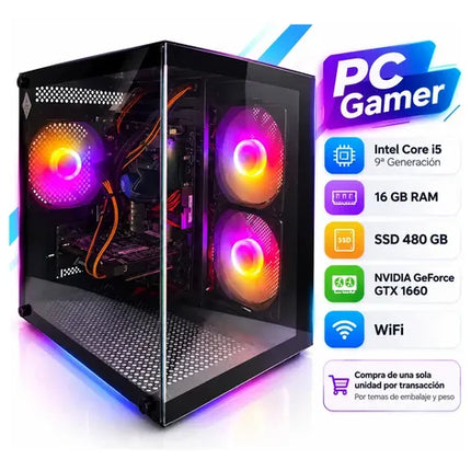 Pc Gamer Intel Core I5 9na 16gb Ssd 480gb Gtx 1660