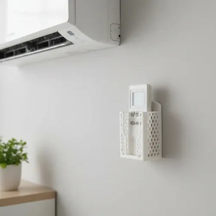 Soporte Para Control Remoto Aire Acondicionado Blanco 3d