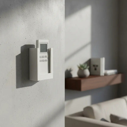 Base Soporte Control Aire Acondicionadoblanco (impreso 3d)