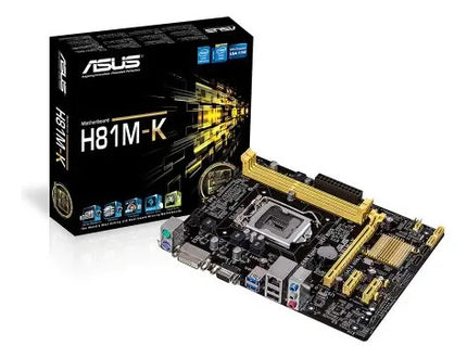 Kit Placa Madre Asus H81m-k  Intel Core I7 4ta 8gb Ram Ddr3