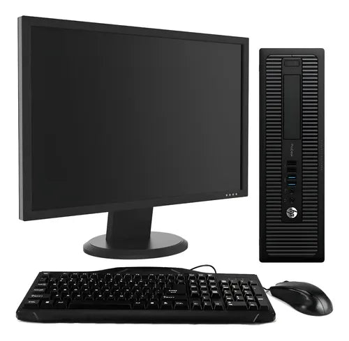 Kit Computador Hp Intel I3 16 Gb 240 Gb Ssd Monitor 19  Wifi