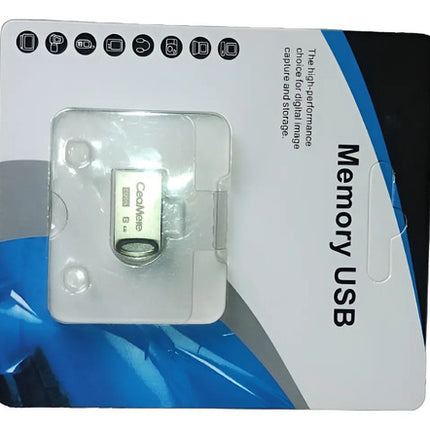 Pendrive Nano Ceamere  8gb Usb 2.0 Flash Usb Metalico