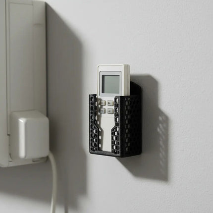 Soporte Para Control Remoto Aire Acondicionado Negro Impre3d