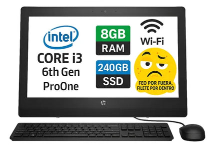 All In One Hp Proone Intel I3 6ta 8gb 240gb Ssd Feo