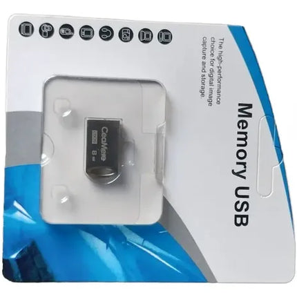 Pendrive Nano Ceamere  8gb Usb 2.0 Flash Usb Metalico