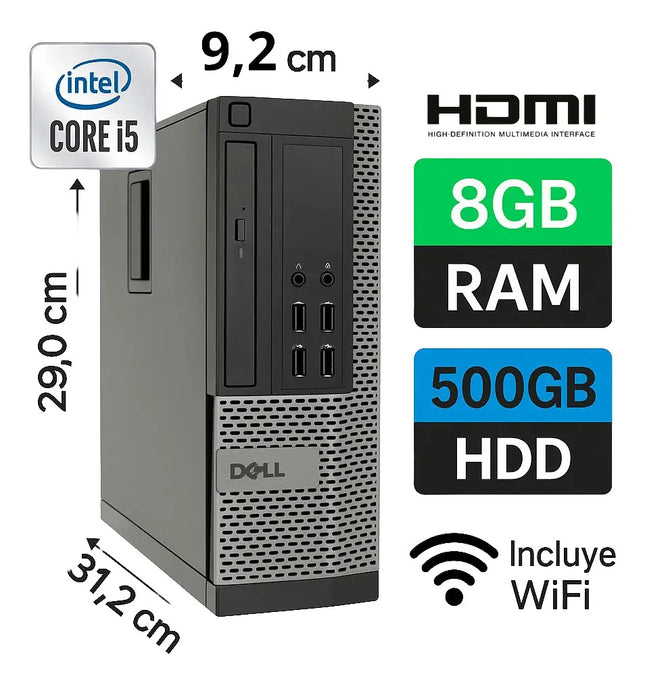 Dell Optiplex  390  Intel Core I5 8gb  500gb  Con Hdmi