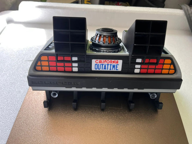 Colgador De Llaves Delorean De Volver Al Futuro Negro 3d