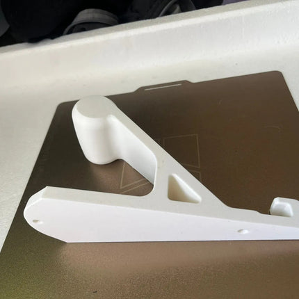 Soporte Pared Para Casco De Moto Y Bicicleta 3d Blanco