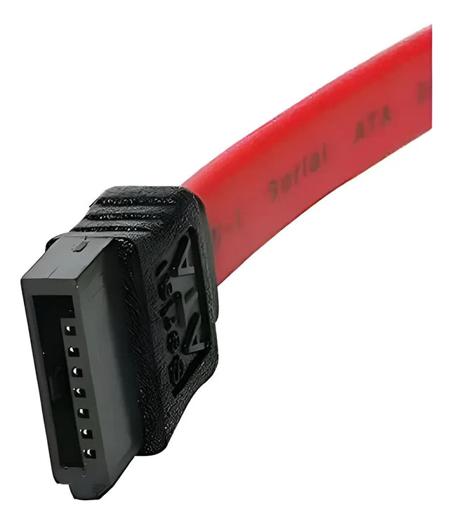 Cable Sata Datos Pc Placa Madre Disco Duro Rojo Calidad