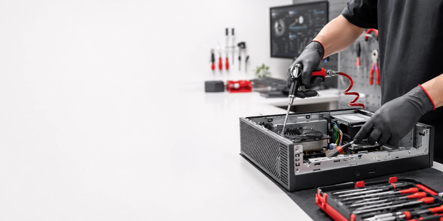Proceso técnico de reacondicionamiento de computadores